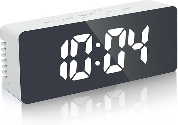 ROMINO Digital LED Mirror Alarm Clock_TNBS